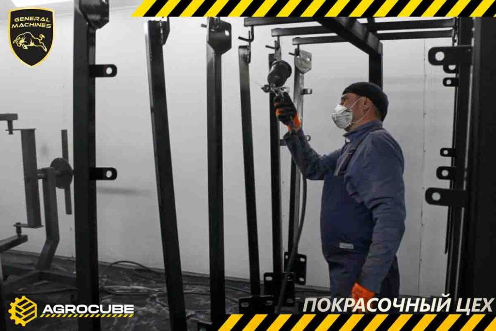 Малярный цех на заводе General Machines
